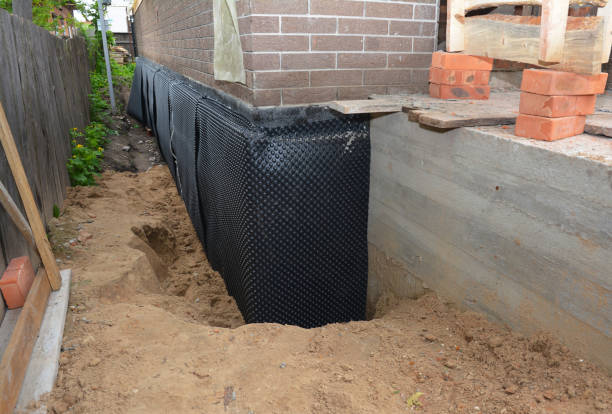 Expert waterproofing evaluation at a Newburg, WI property